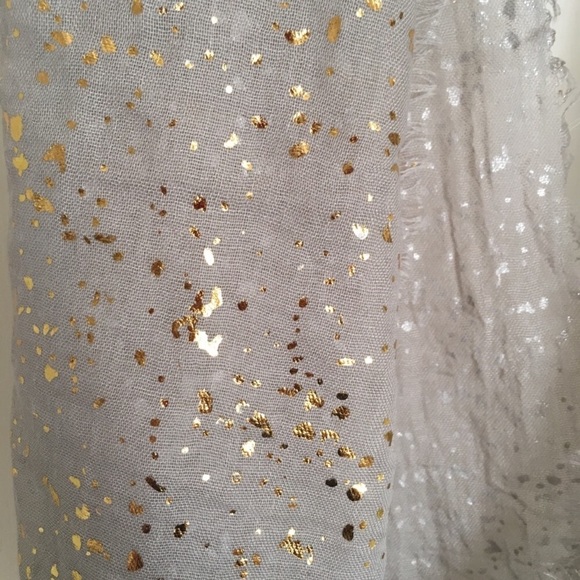 Stone with gray speckled scarf from Spun Subtle - Picture 2 of 4